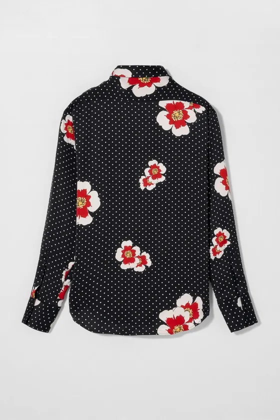 Рубашка в горох бобби джиллеспи x zara