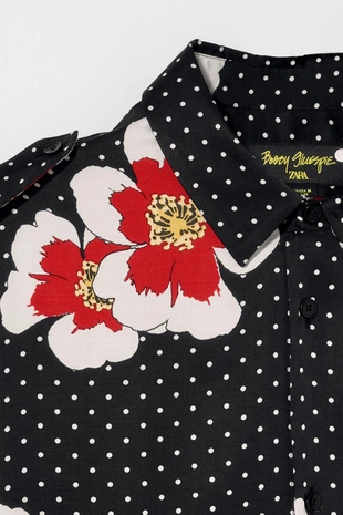 Рубашка в горох бобби джиллеспи X ZARA- Заказать в России