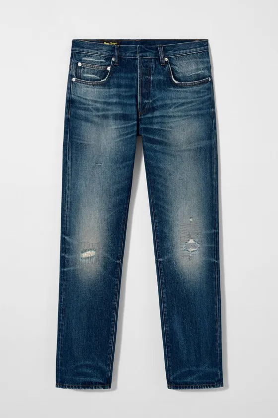 Джинсы slim fit ripped bobby gillespie x zara