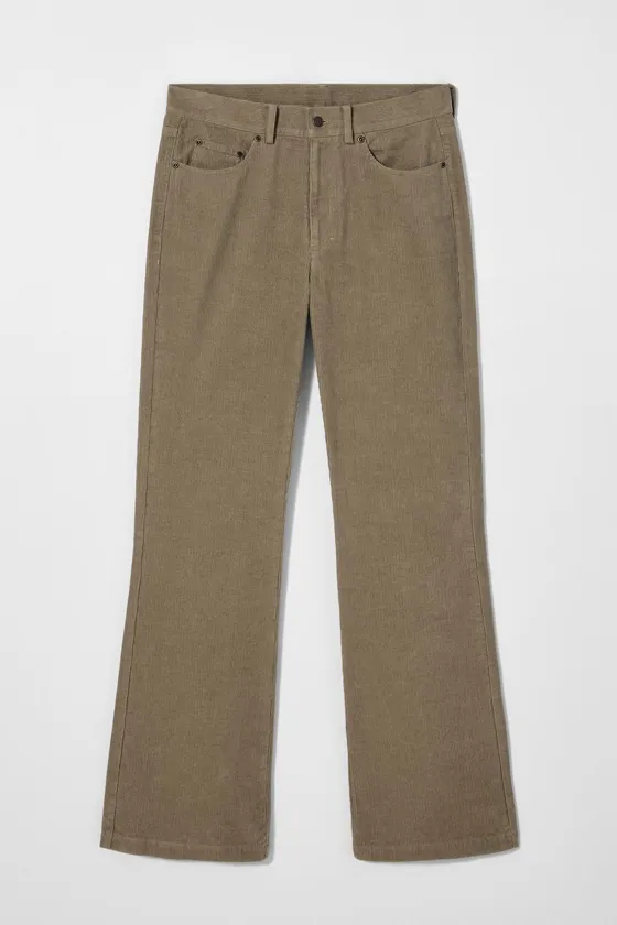 Брюки из вельвета flare fit bobby gillespie x zara