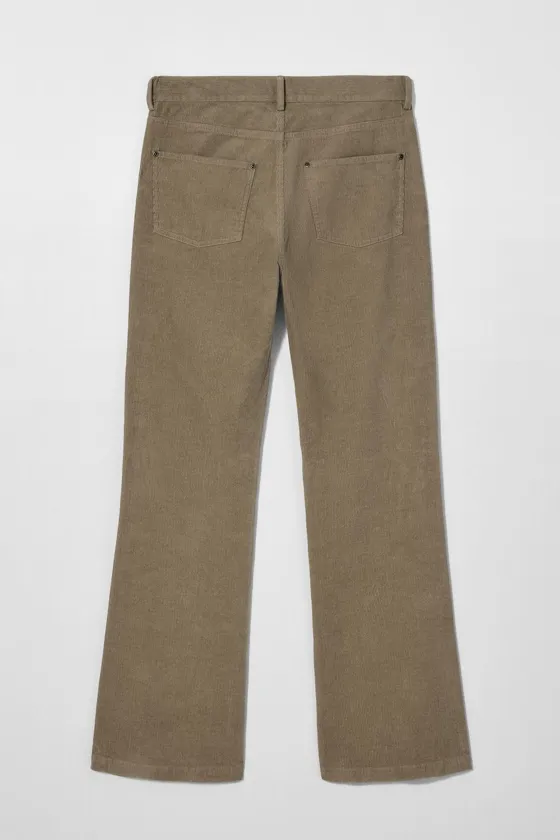 Брюки из вельвета flare fit bobby gillespie x zara