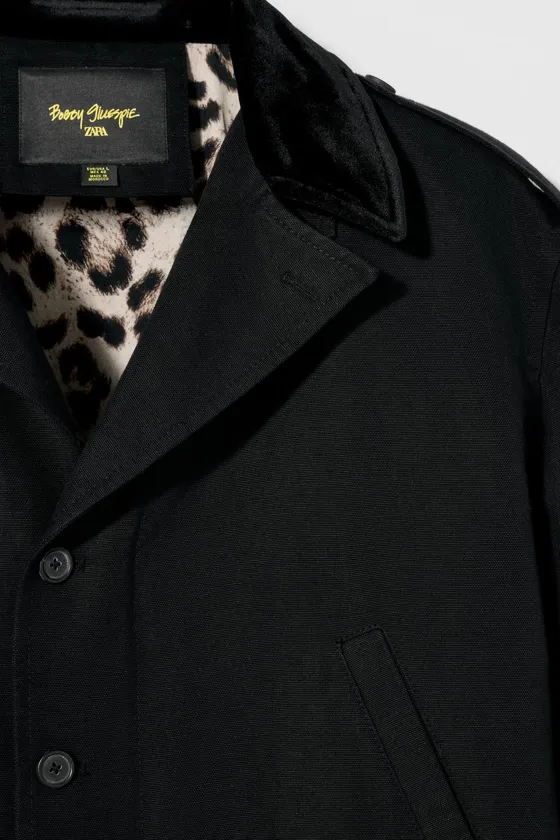 Пиджак из хлопка и льна bobby gillespie x zara