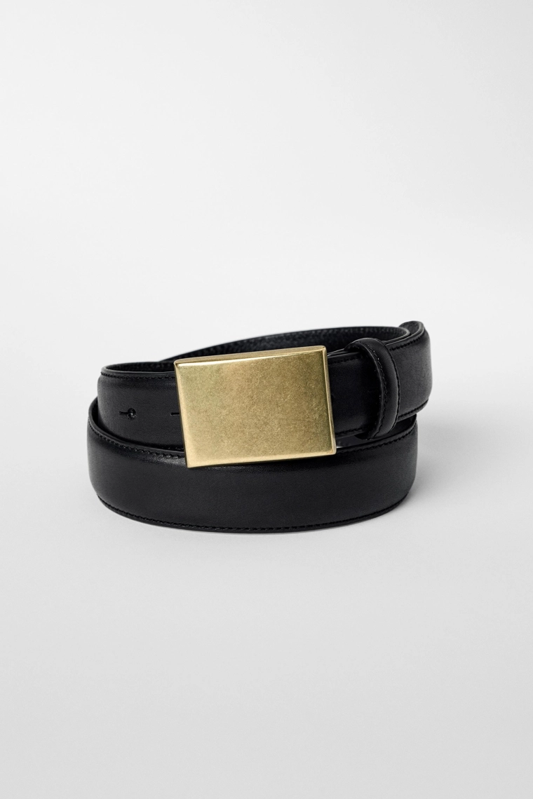 Кожанный ремень bobby gillespie x zara