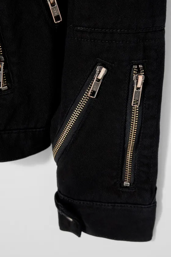 Куртка с молнией kate moss x zara