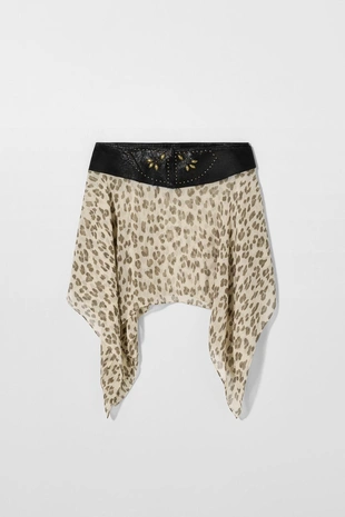 Юбка-ремень из кожи KATE MOSS X ZARA- Заказать в России