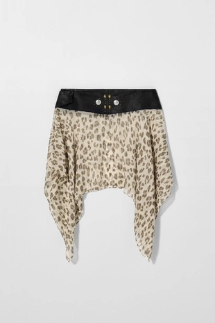 Юбка-ремень из кожи KATE MOSS X ZARA- Заказать в России