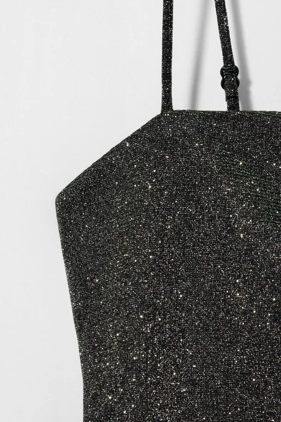 Мини-платье shimmer kate moss x zara