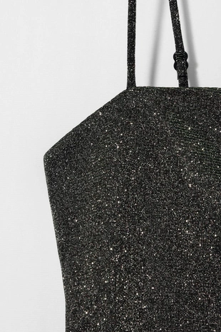 Мини-платье SHIMMER KATE MOSS X ZARA- Заказать в России