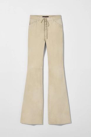 Замшевые брюки на шнуровке KATE MOSS X ZARA- Заказать в России