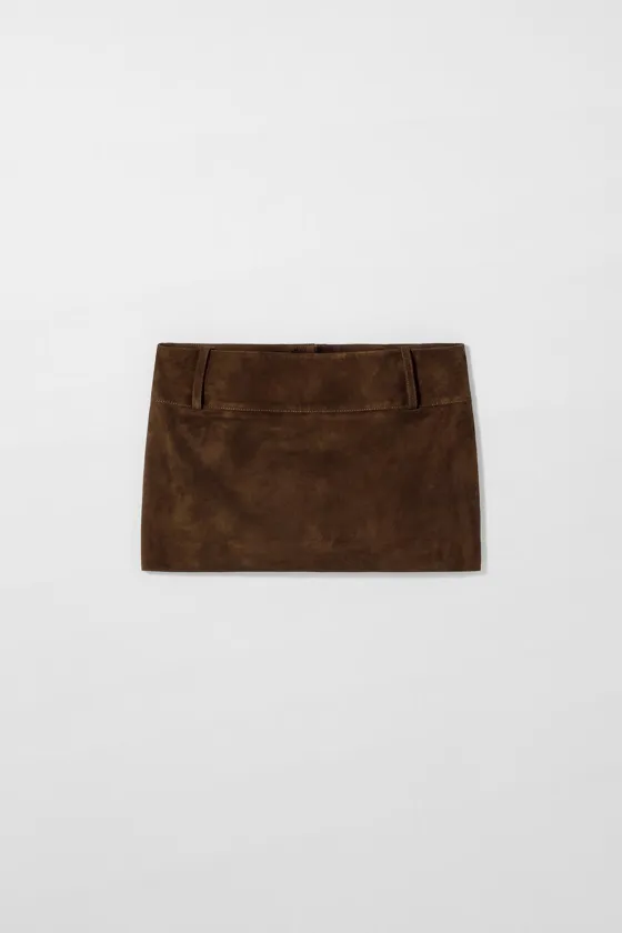 Юбка из замши кейт мосс x zara