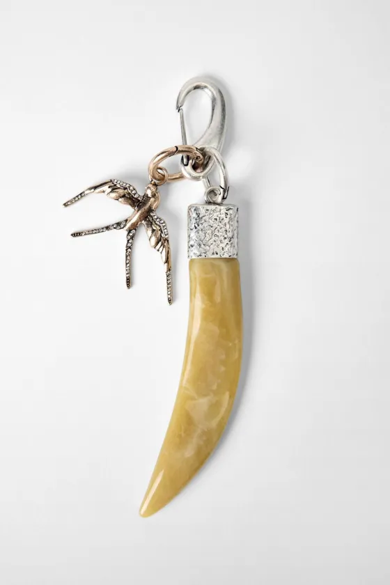 Брелок для ключей combined horn charms kate moss x zara