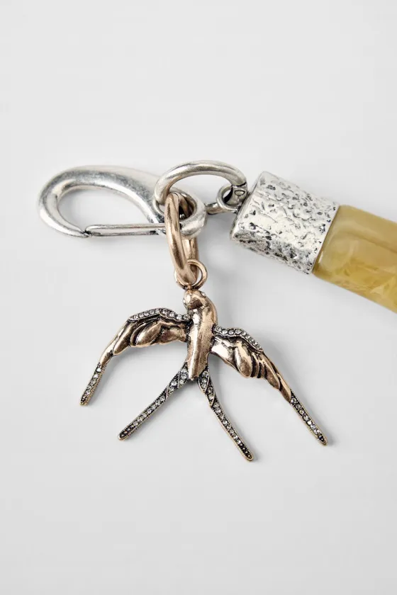 Брелок для ключей combined horn charms kate moss x zara