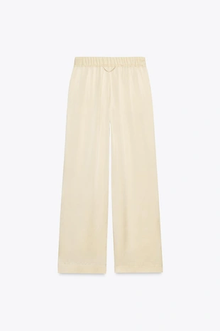 Шелковые брюки в пижамном стиле — ZW COLLECTION- Заказать в России