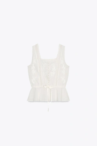 Топ-бюстье с кружевом — ZW COLLECTION- Заказать в России