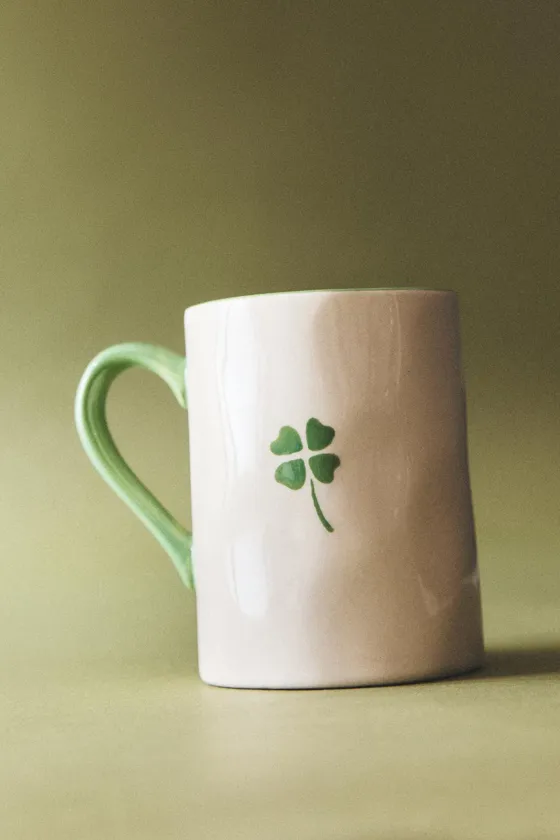 Кружка из керамики clover