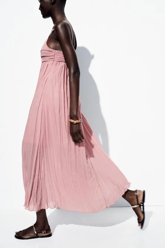 ПЛАТЬЕ МИДИ С ФУРНИТУРОЙ