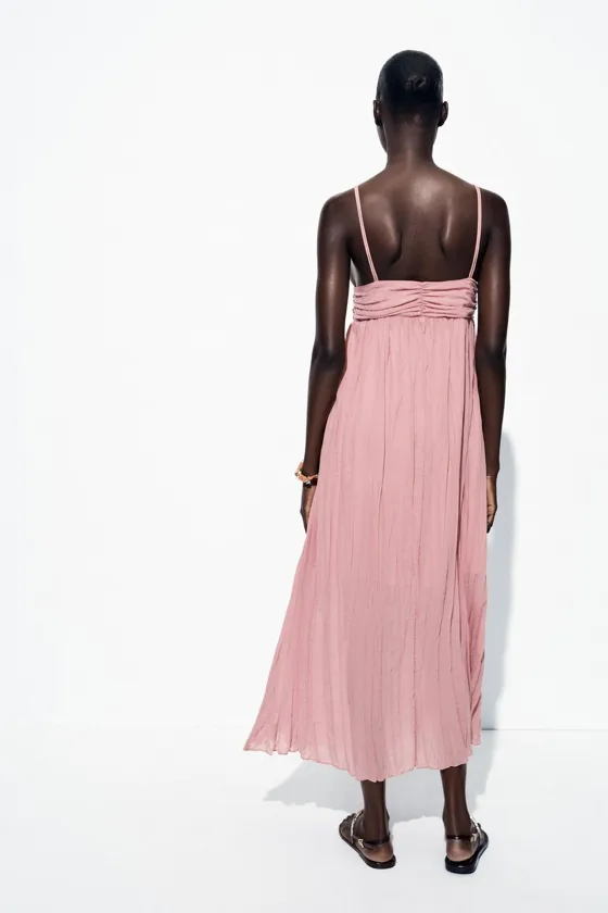 ПЛАТЬЕ МИДИ С ФУРНИТУРОЙ