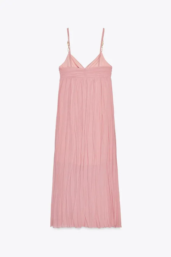 ПЛАТЬЕ МИДИ С ФУРНИТУРОЙ