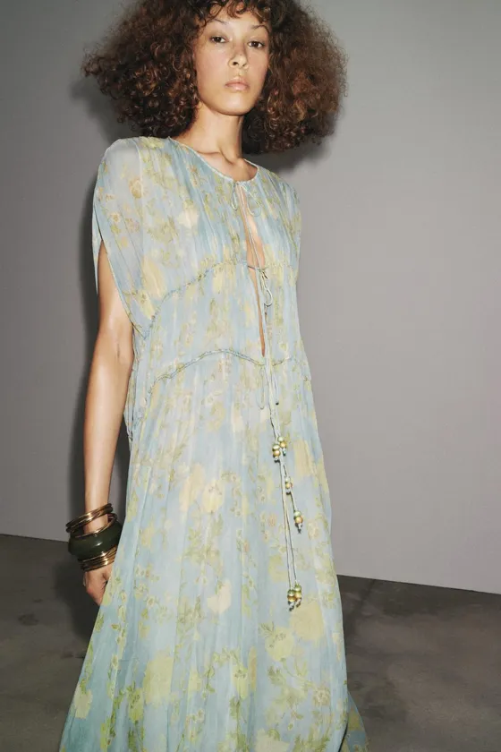 ПЛАТЬЕ С ПРИНТОМ коллекция Zara «ZW»