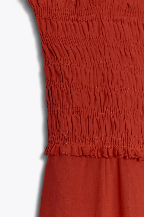 ХЛОПКОВОЕ ПЛАТЬЕ МИДИ — ZW COLLECTION