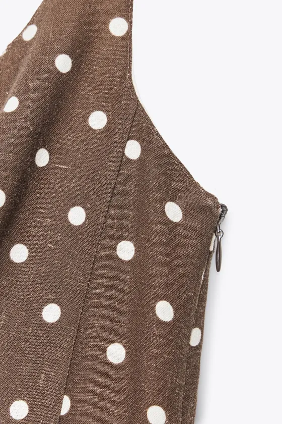 ПЛАТЬЕ МИДИ В ГОРОШЕК