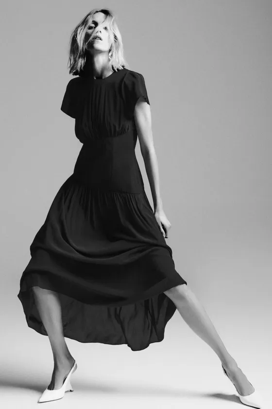 ПЛАТЬЕ С КОМБИНИРОВАННЫМ ПОЯСОМ — ZW COLLECTION
