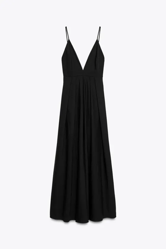 ДЛИННОЕ ПЛАТЬЕ С ЗАВЯЗКАМИ ZW COLLECTION