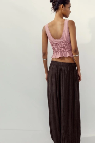 Топ со сборками и завязками- Заказать в России