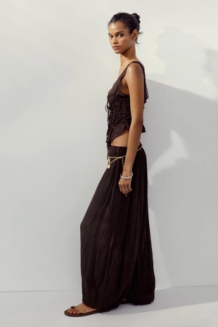 Купить Zara Брюки-баллоны из рельефной ткани