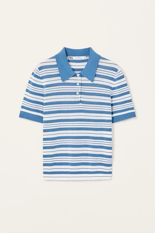 Вязанный свитер в полоску LIMITED EDITION- Заказать в России