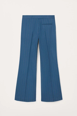 Брюки LIMITED EDITION со стрелками и расширенными брючинами в полоску- Заказать в России