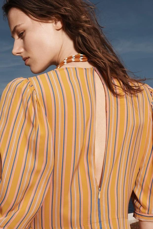 Платье LIMITED EDITION в полоску миди- Заказать в России