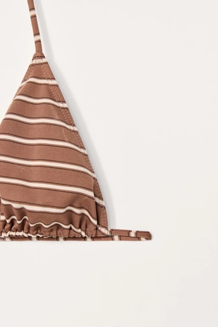 Лимитированная коллекция полосатого бикини верха- Заказать в России