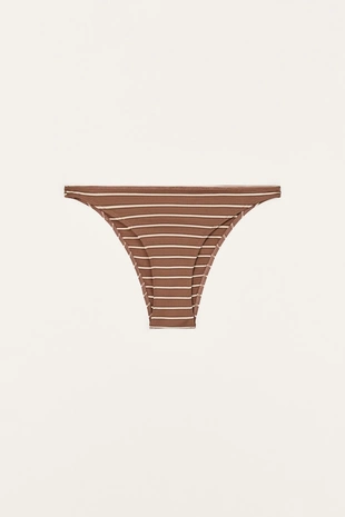 Купить Zara Лимитированная коллекция полосатых нижних частей бикини