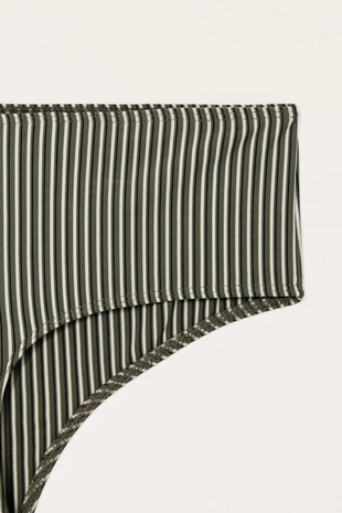 Лимитированная коллекция полосатых нижних частей бикини- Заказать в России