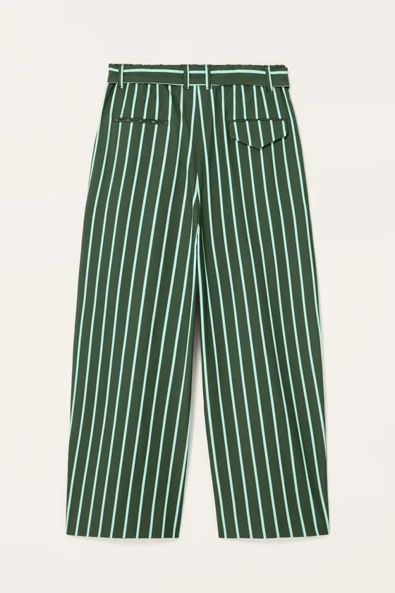Широкие брюки в полоску limited edition