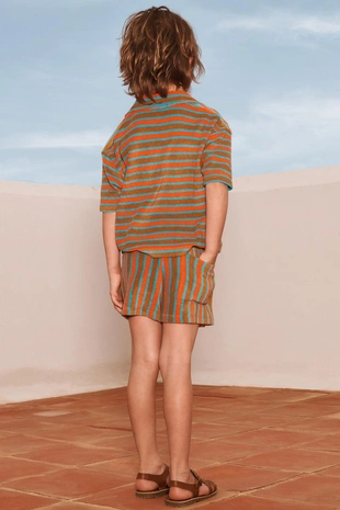 Поло из футера в полоску LIMITED EDITION- Заказать в России