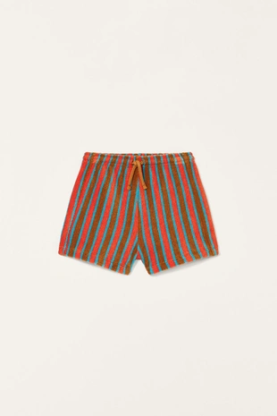 Шорты-бермуды из ворсистого полотна в полоску LIMITED EDITION- Заказать в России