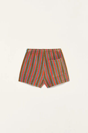 Шорты-бермуды из ворсистого полотна в полоску LIMITED EDITION- Заказать в России