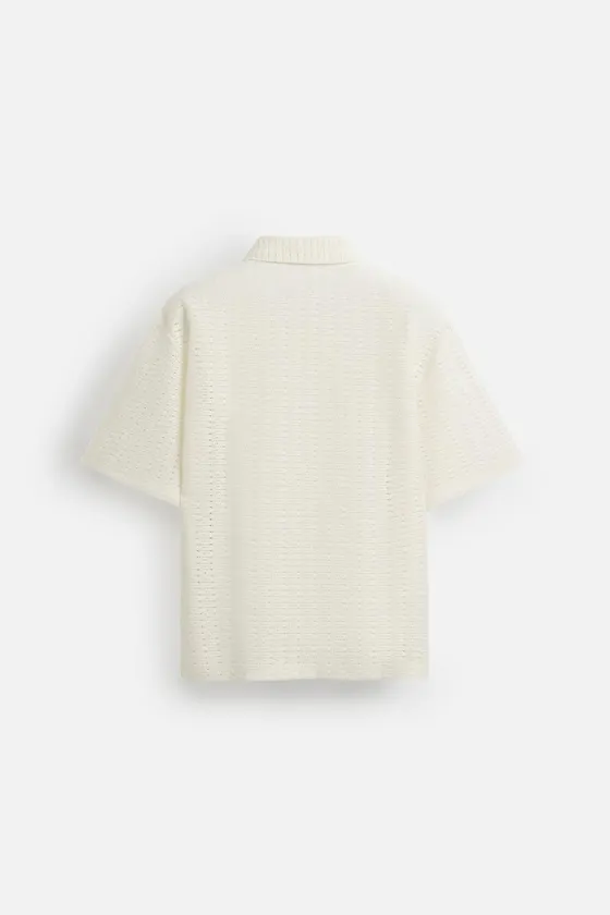 РУБАШКА JACQUARD С ГЕОМЕТРИЧЕСКИМ УЗОРОМ