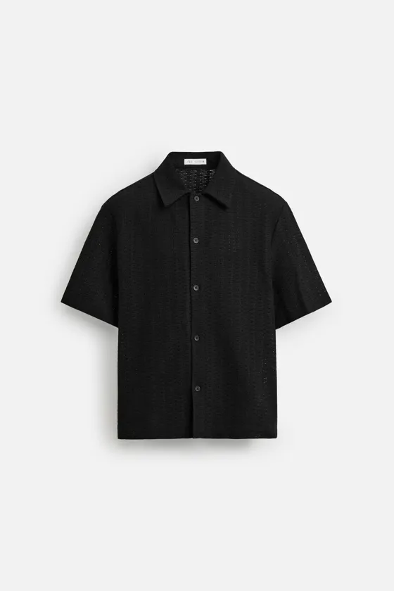 РУБАШКА JACQUARD С ГЕОМЕТРИЧЕСКИМ УЗОРОМ