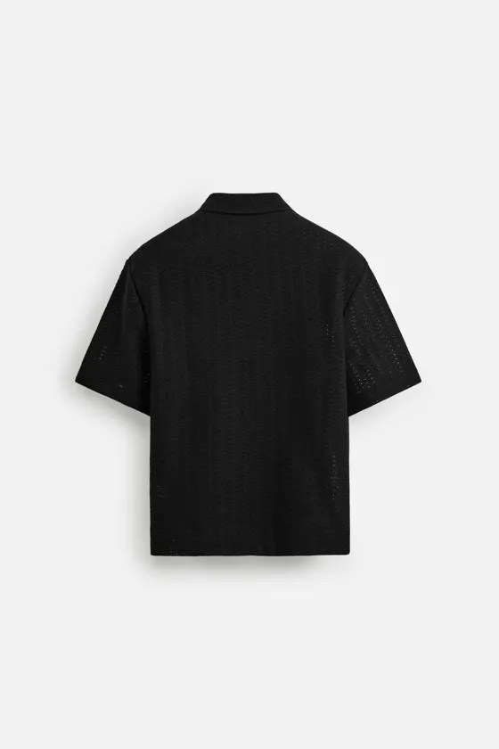 РУБАШКА JACQUARD С ГЕОМЕТРИЧЕСКИМ УЗОРОМ