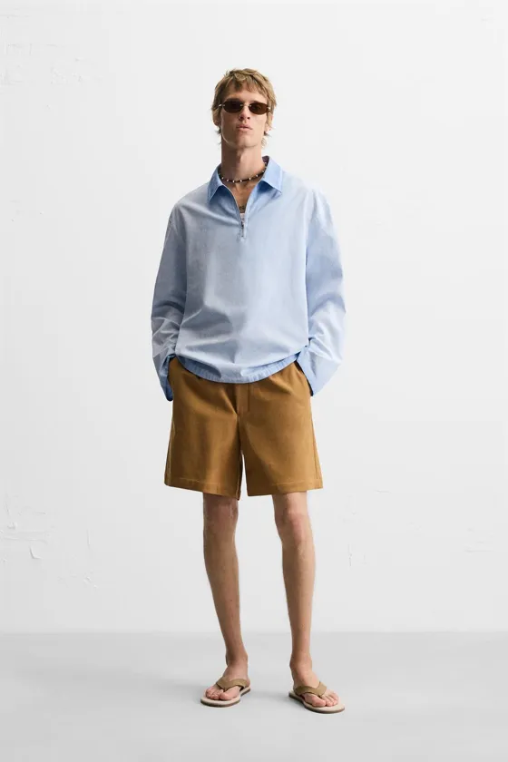 ПОЛО RELAXED FIT С ЭФФЕКТОМ СТИРКИ