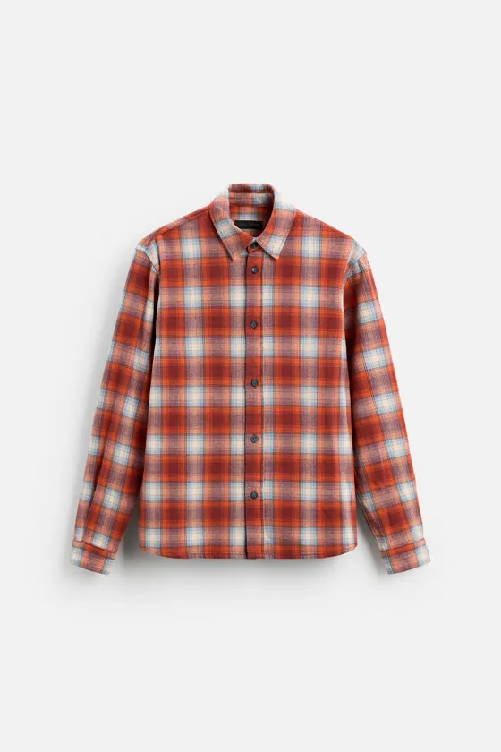 РУБАШКА RELAXED FIT В КЛЕТКУ