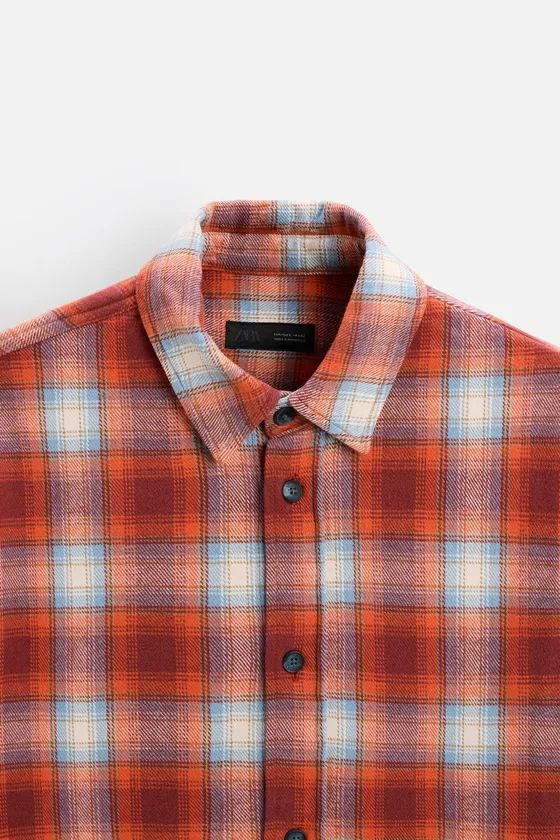 РУБАШКА RELAXED FIT В КЛЕТКУ