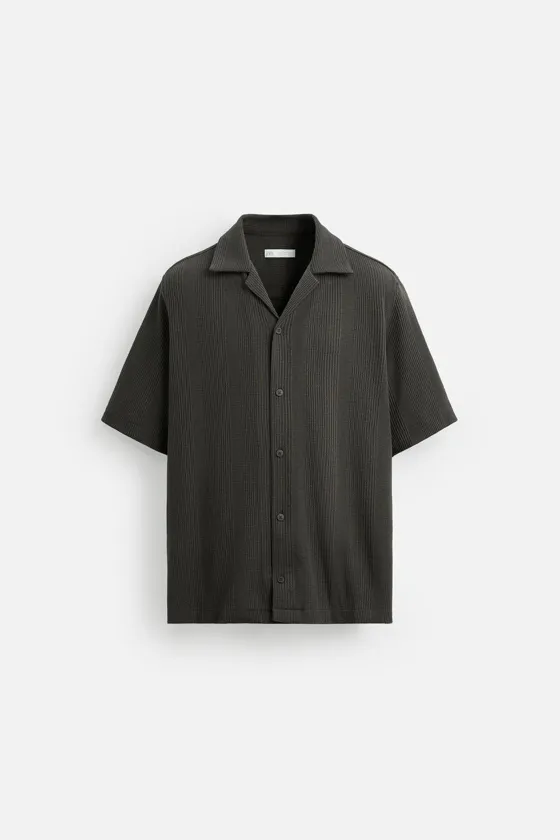 РУБАШКА JACQUARD С РЕЛЬЕФНЫМ РИСУНКОМ