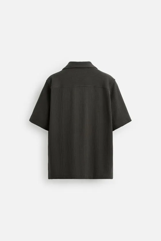 РУБАШКА JACQUARD С РЕЛЬЕФНЫМ РИСУНКОМ