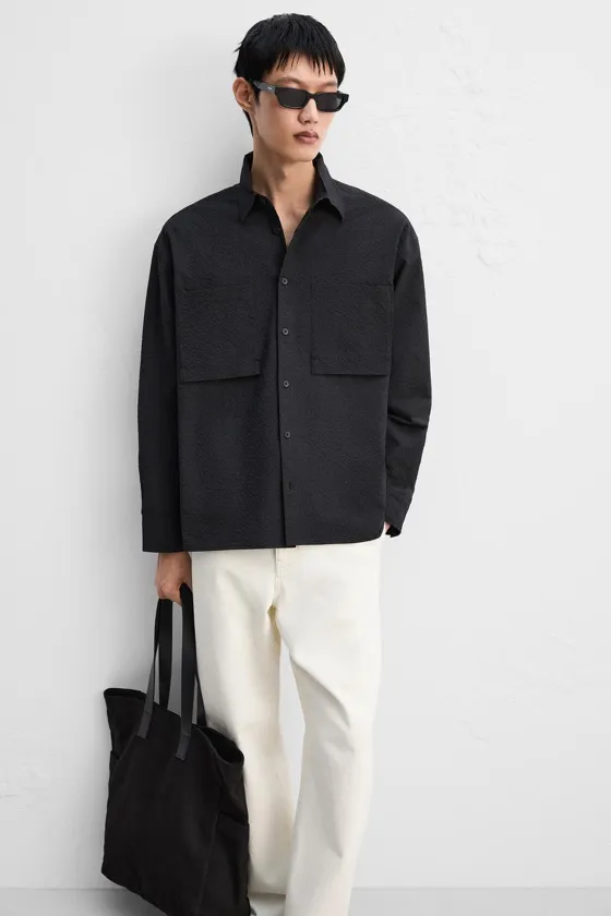 РУБАШКА RELAXED FIT SEERSUCKER