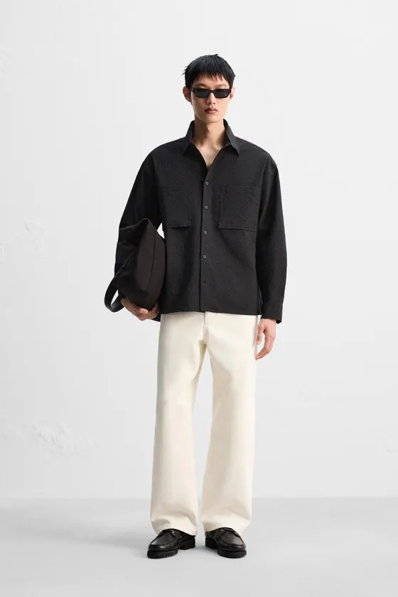 РУБАШКА RELAXED FIT SEERSUCKER