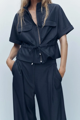 Рубашка сафари со шнурком- Заказать в России